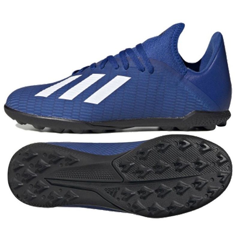 Chuteiras Adidas X 19.3 Tf Jr EG7172 azul azul
