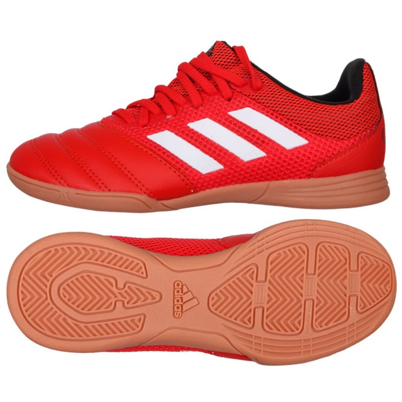 Sapatos de interior adidas Copa 20.3 In Sala Jr EF1915 vermelho vermelho