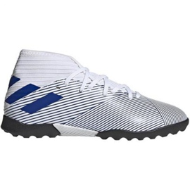 Chuteiras Adidas Nemeziz 19.3 Tf Jr EG7235 multicolorido branco