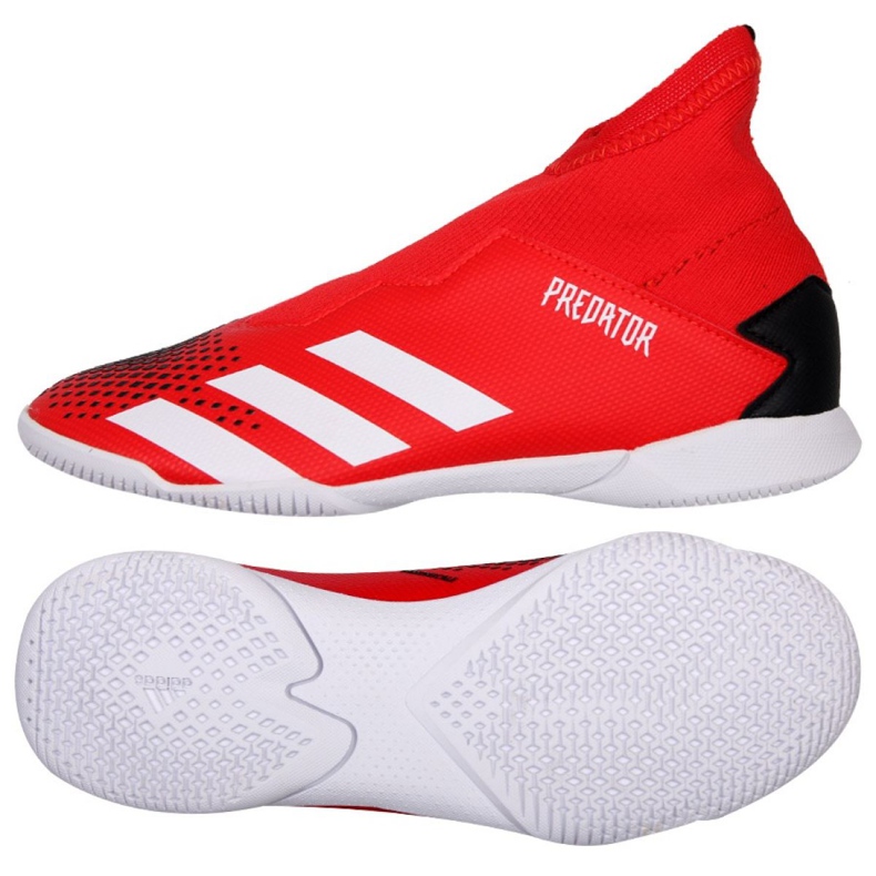 Sapatos de interior adidas Predator 20.3 Ll In Jr EF1952 multicolorido vermelho