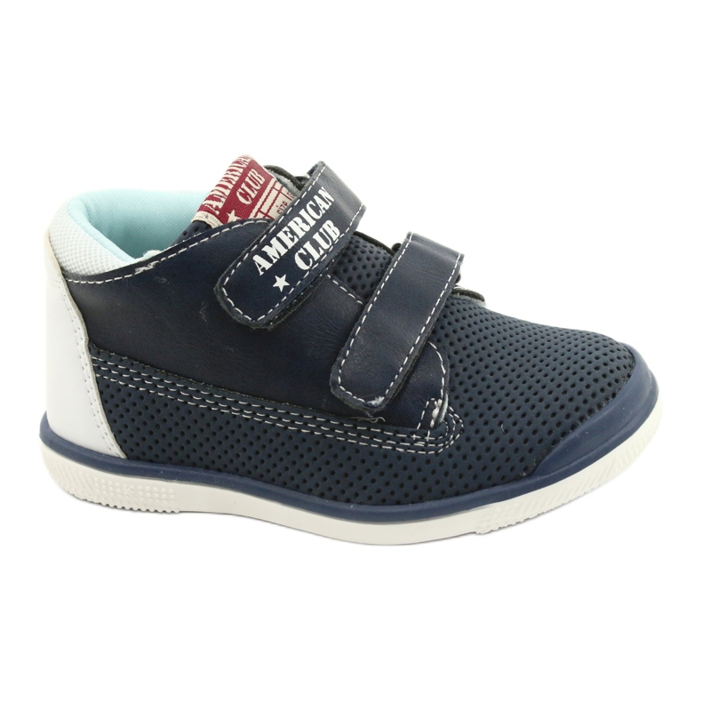 American Club Sapatos esportivos americanos para velcro gc12 azul marinho