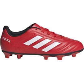 Chuteiras Adidas Copa 20.4 Fg Jr EF1919 vermelho laranjas e vermelhos