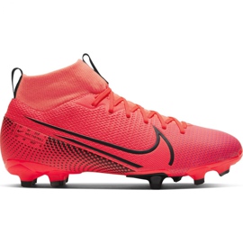 Chuteiras Nike Mercurial Superfly 7 Academy FG / MG Jr AT8120-606 vermelho vermelho