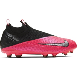 Chuteiras de futebol Nike Phantom Vsn 2 Elite Df FG / MG Jr CD4062-606 vermelho vermelho