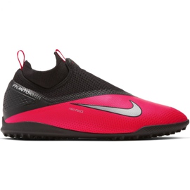 Chuteiras Nike React Phantom Vsn 2 Pro Df Tf M CD4174-606 vermelho vermelho