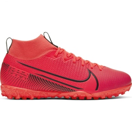 Chuteiras Nike Mercurial Superfly 7 Academy Tf M AT7978-606 vermelho vermelho