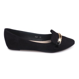 Ballerinas Mocassins Com Eco-Suede N26 Preto Ballerinas Mocassins Com Eco-Suede N26 Preto