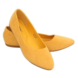Bailarinas camurça lisa mel CC212P Mustand amarelo Bailarinas camurça lisa mel CC212P Mustand amarelo