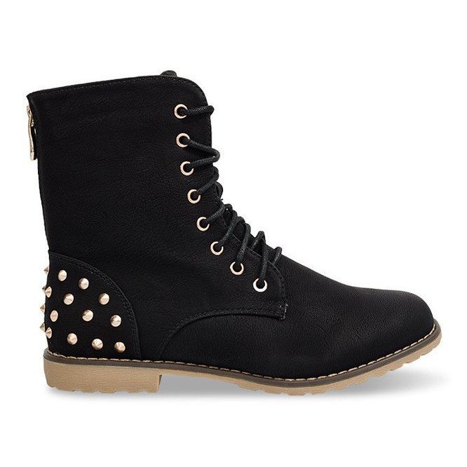 Botas ricamente decoradas 1511-2 Preto