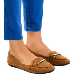 BM Mocassins marrons de 2S2018-56 bailarinas marrom