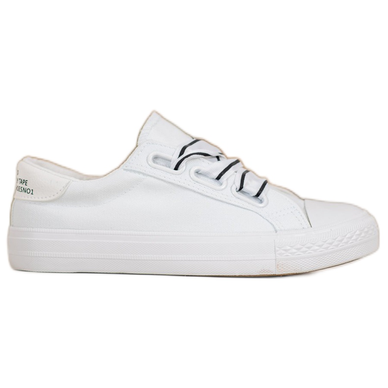 SHELOVET Tênis Têxteis Confortáveis branco