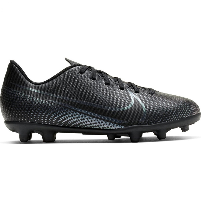 Chuteiras Nike Mercurial Vapor 13 Club FG / MG Jr AT8161-010 preto preto