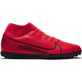 Chuteiras de futebol Nike Mercurial Superfly 7 Club Tf M AT7980-606 vermelho vermelho