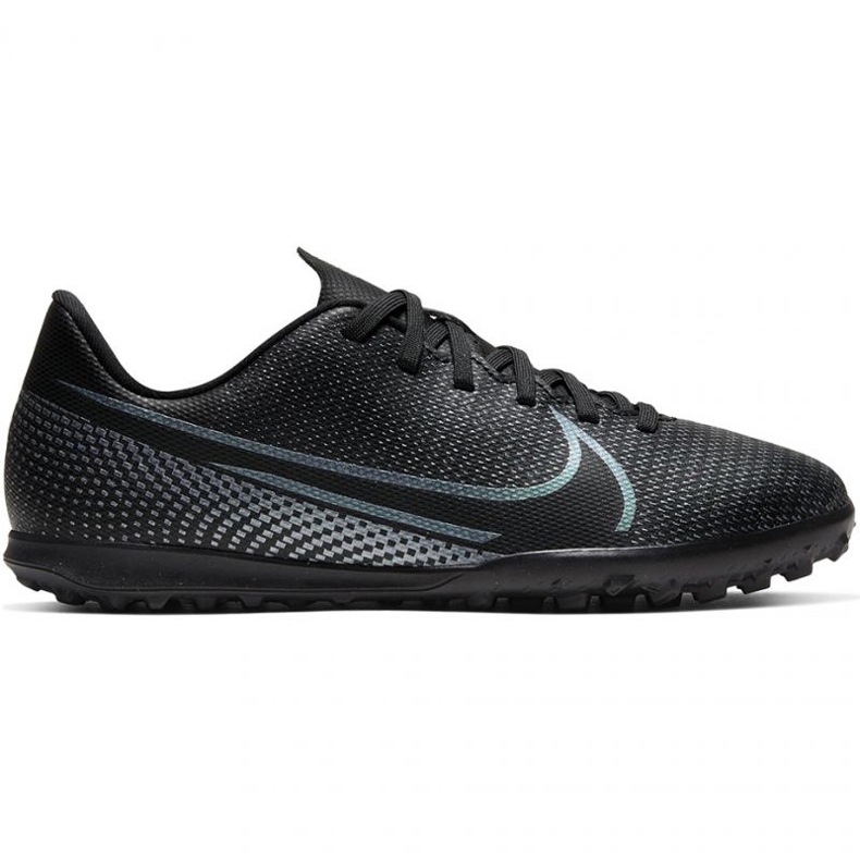 Chuteiras Nike Mercurial Vapor 13 Club Tf Jr AT8177-010 preto preto Chuteiras Nike Mercurial Vapor 13 Club Tf Jr AT8177-010 preto preto