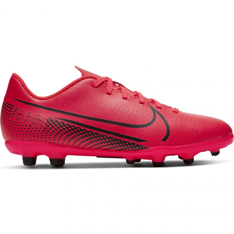 Chuteiras Nike Mercurial Vapor 13 Club FG / MG Jr AT8161-606 multicolorido laranjas e tintos