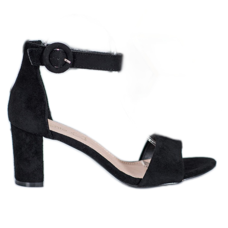 Evento Sandálias clássicas de salto alto preto