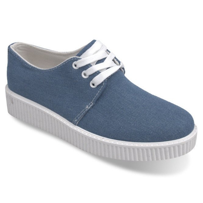 Botas trepadeiras na plataforma azul SB-A11