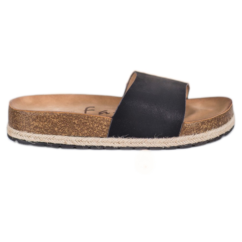 Goodin Chinelos pretos elegantes