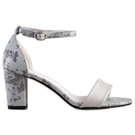 Goodin Sandálias Elegantes Com Rendas cinza