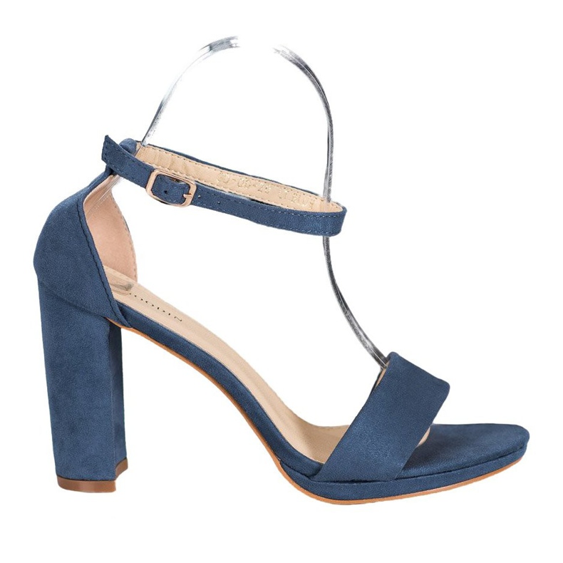 Goodin Sandálias de camurça em um bar azul Goodin Sandálias de camurça em um bar azul