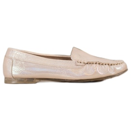 Sergio Leone Mocassins Holo-efeito amarelo