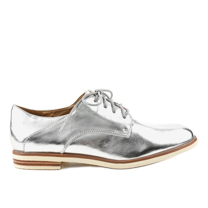 Sapatos clássicos de jazz prateados 885-Y cinza Sapatos clássicos de jazz prateados 885-Y cinza