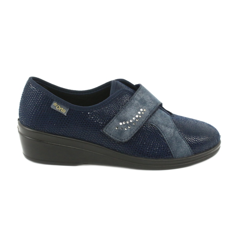 Sapatos femininos Befado pu 032D001 azul marinho