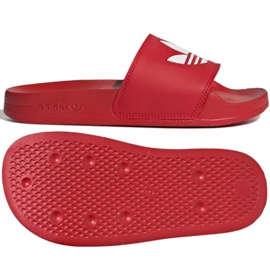 Adidas Originals Adilette Lite Jr FU9179 vermelho Adidas Originals Adilette Lite Jr FU9179 vermelho