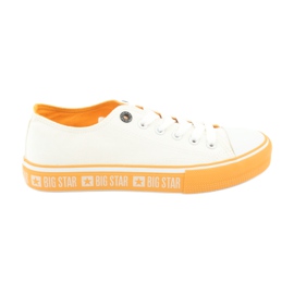 Tênis com sola amarela Big Star FF274234, branco