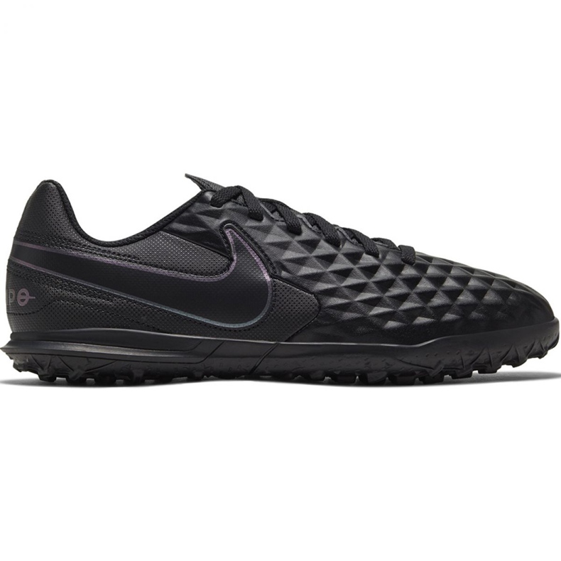 Chuteiras Nike Tiempo Legend 8 Club Tf Jr AT5883-010 preto preto