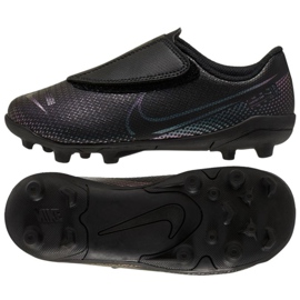 Chuteiras Nike Mercurial Vapor 13 Club Mg Ps (V) Jr AT8162-010 preto preto