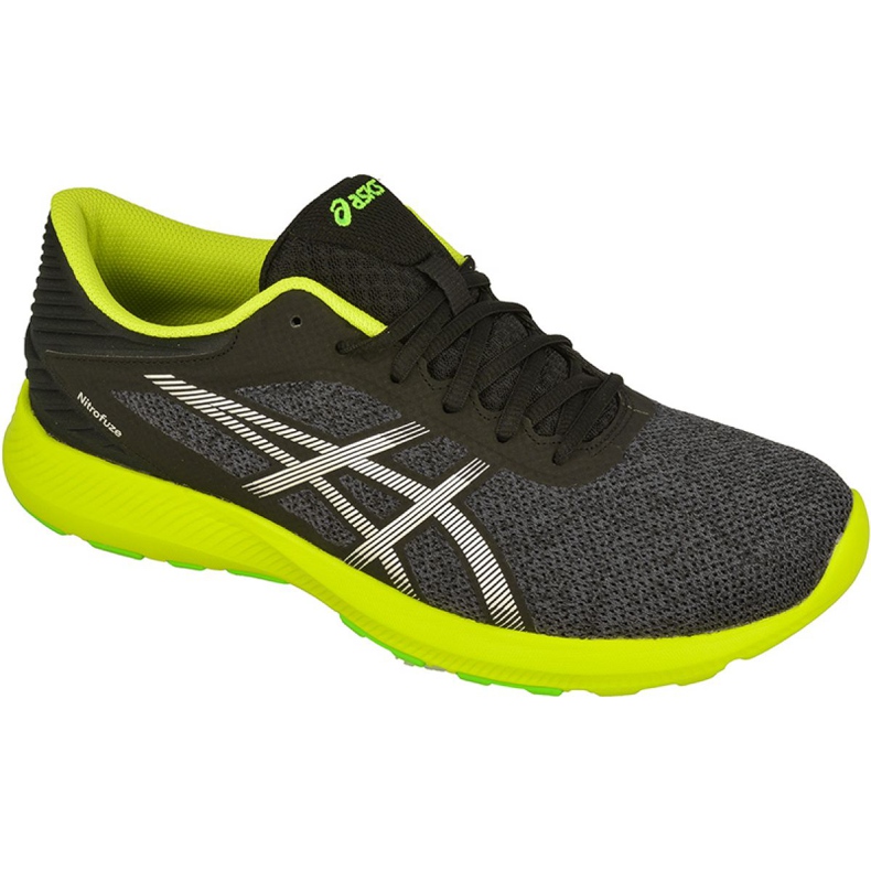 Tênis de corrida Asics Nitrofuze M T6H3N-9593 preto cinza verde