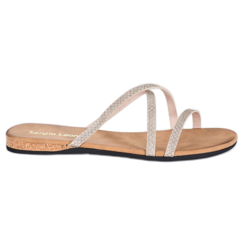 Sergio Leone Chinelos elegantes amarelo