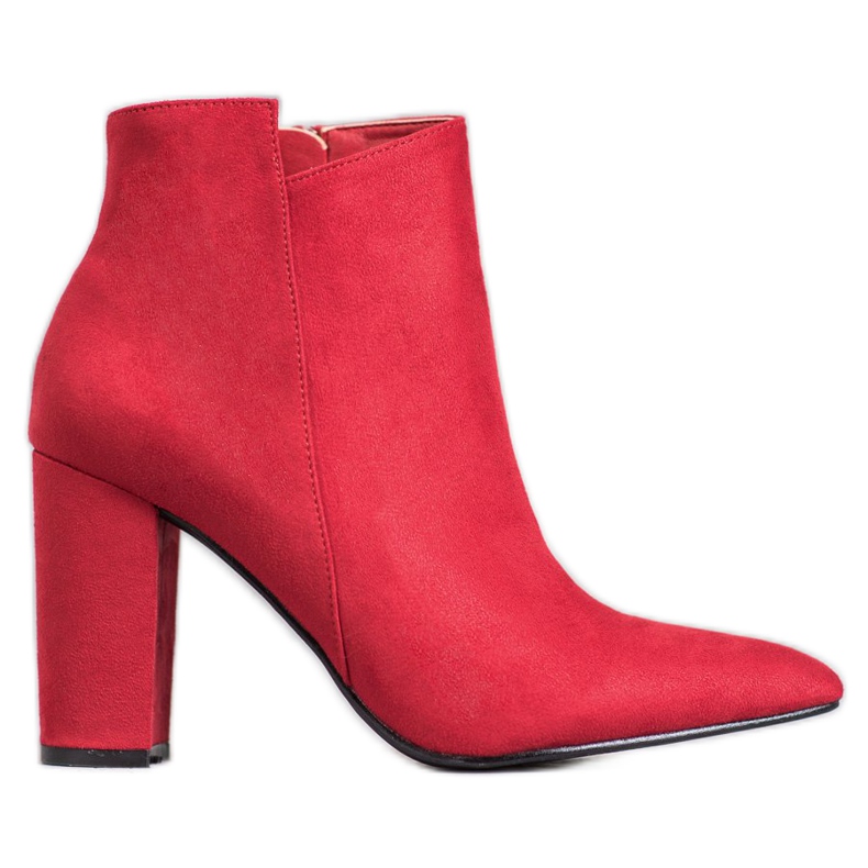 SHELOVET Botas elegantes vermelho