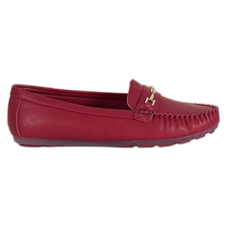 Fama Mocassins elegantes vermelho