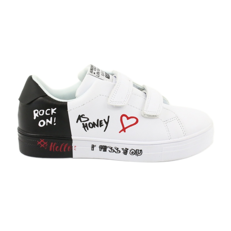 Tênis American Club ES05 branco e preto