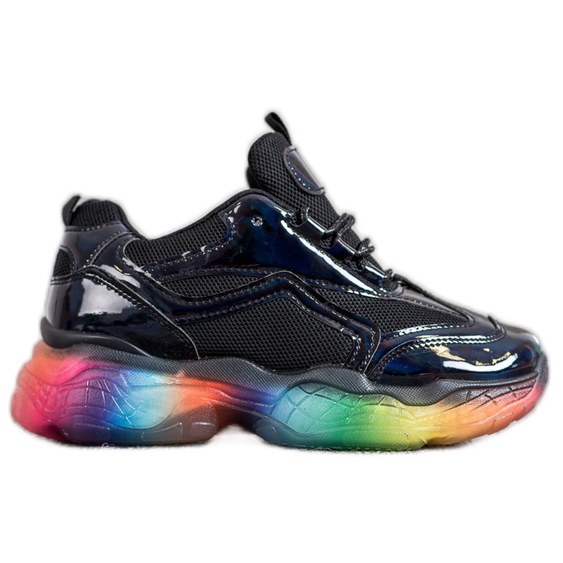 Weide Tênis Com Sola Colorida preto multicolorido