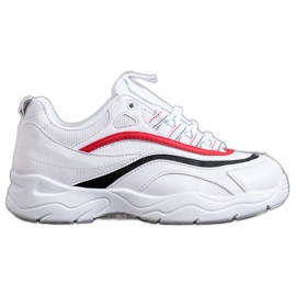 SHELOVET Tênis branco clássico