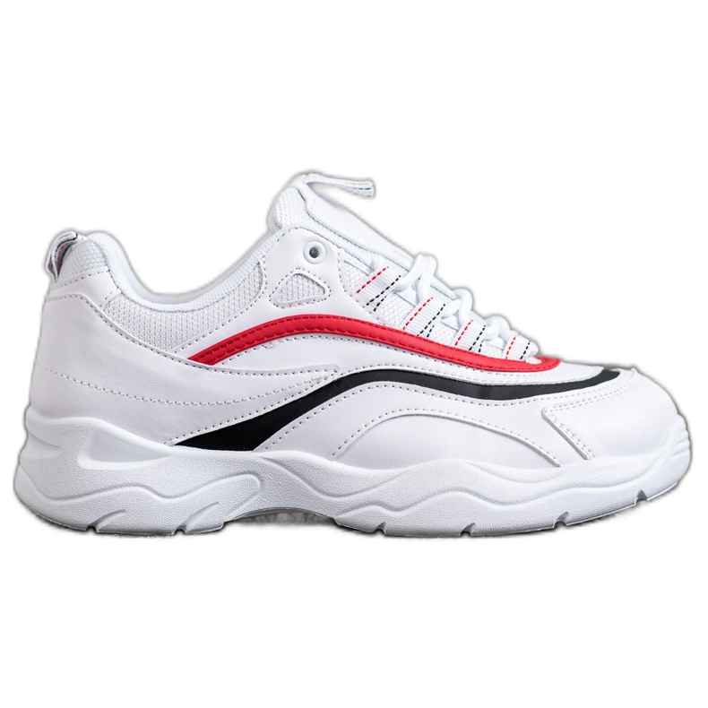 SHELOVET Tênis branco clássico