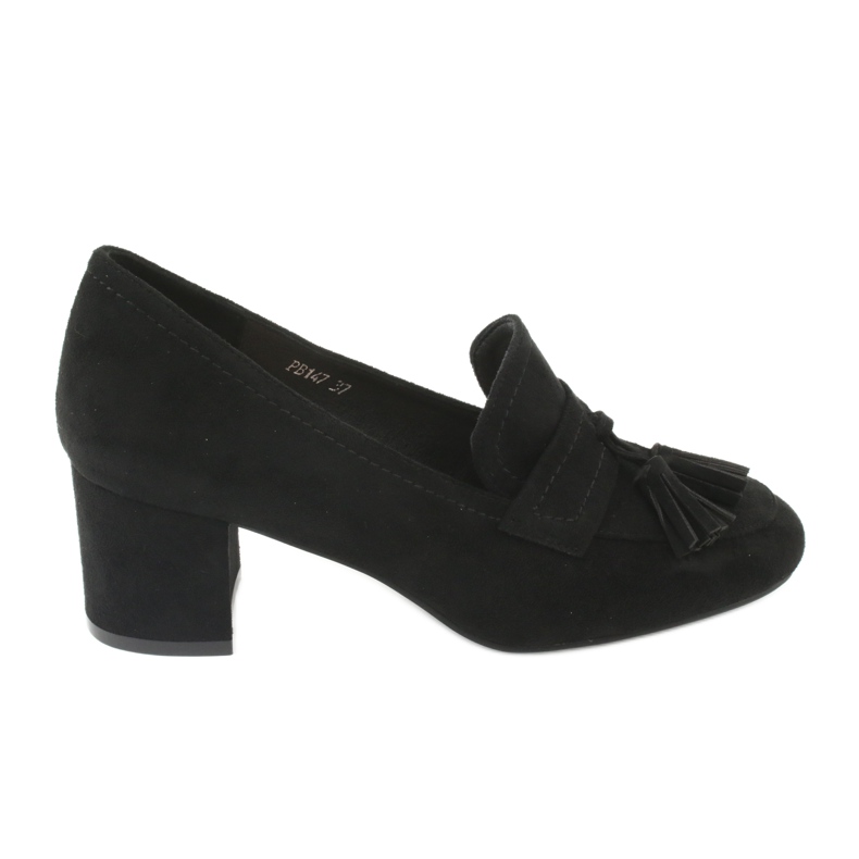 Sapatos no posto de Sergio Leone PB147 preto