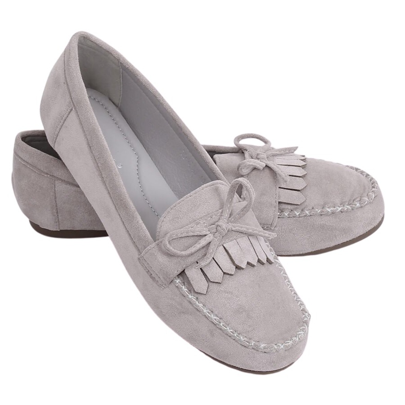 Mocassins femininos Grey Classic 77-202 Grey cinza