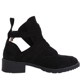 Botas pretas cortadas ZE01P pretas preto