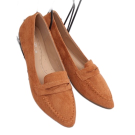 Mocassins camelo feminino CH-1M6 Camel castanho