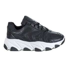 Bella Paris Tênis com cordões preto Bella Paris Tênis com cordões preto