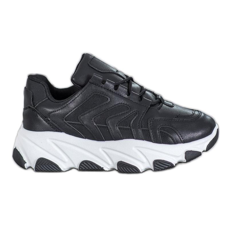 Bella Paris Tênis com cordões preto