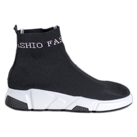 SHELOVET Sapatos Moda Slip-On preto SHELOVET Sapatos Moda Slip-On preto