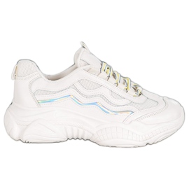 SHELOVET Tênis na plataforma marrom