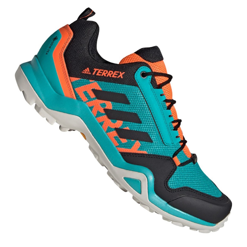Sapatos Adidas Terrex AX3 Gtx M FU7827 multicolorido multicolorido verde