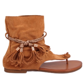 Camel SL1011 chinelos de camelo marrom