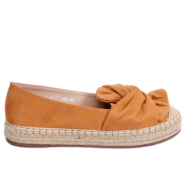 Camel feminino alpercatas LL-219P Camel castanho multicolorido